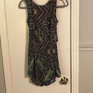 Backless romper